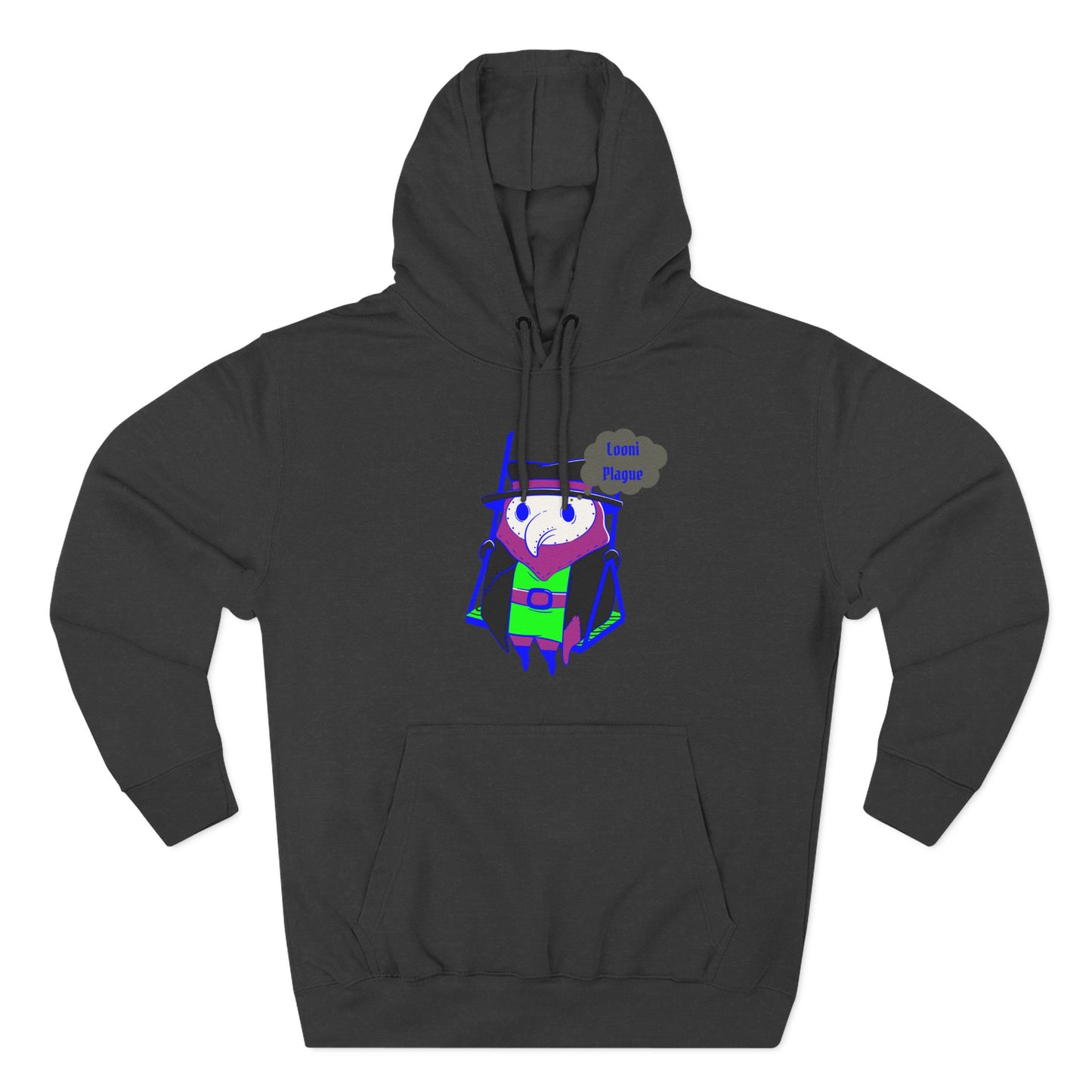 Adorable Plague Doctor Fleece Hoodie